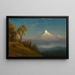 Mont St Helens, rivier Columbia, Oregon - Albert Bierstadt — ingelijst kunstwerk aan de muur