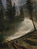 Watervallen van Nevada in Yosemite - Albert Bierstadt — weergave van het kunstwerk