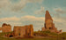 Ruïnes Campagne de Rome - Albert Bierstadt — weergave van het kunstwerk