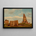 Ruïnes Campagne de Rome - Albert Bierstadt — ingelijst kunstwerk aan de muur