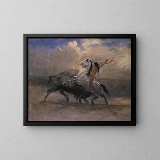 Albert Bierstadt - Sketch for The Last of the Buffalo.webp