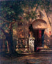 van de zonlicht en schaduw - Albert Bierstadt — weergave van het kunstwerk