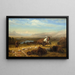 De Laatste Bison - Albert Bierstadt — ingelijst kunstwerk aan de muur
