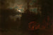 Het kamp van de jagers - Albert Bierstadt — weergave van het kunstwerk