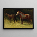 Twee Paarden - Albert Bierstadt — ingelijst kunstwerk aan de muur