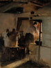 Aux fourneaux - Albert Edelfelt — weergave van het kunstwerk