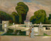 van het park van Saint-Cloud in Parijs - Albert Edelfelt — weergave van het kunstwerk