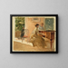 in de woonkamer bij Haiko - Albert Edelfelt — ingelijst kunstwerk aan de muur