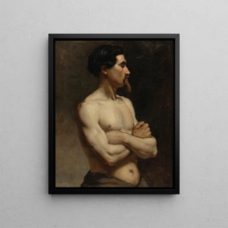 Albert Edelfelt - Male Model Academy Study.webp