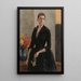 portret van mevrouw Weissgerber de Stragewicz, later mevrouw R Berenger - Albert Edelfelt — ingelijst kunstwerk aan de muur