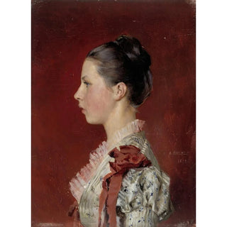 Albert Edelfelt - Portrait Of The Artists Sister Annie Edelfelt.webp