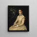 portret van de artiest zuster Ellen Edelfelt - Albert Edelfelt — ingelijst kunstwerk aan de muur