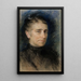 Portret van mevrouw Emilie Krohn - Albert Edelfelt — ingelijst kunstwerk aan de muur