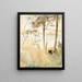 Bord de mer à Haikko en automne - Albert Edelfelt — ingelijst kunstwerk aan de muur