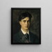 Zelfportret - Albert Edelfelt — ingelijst kunstwerk aan de muur