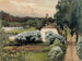 La maison des intendants au manoir de Saari - Albert Edelfelt — weergave van het kunstwerk