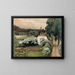 La maison des intendants au manoir de Saari - Albert Edelfelt — ingelijst kunstwerk aan de muur