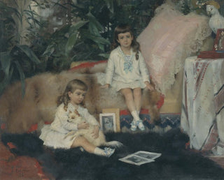 Albert Edelfelt - The Grand Dukes Boris and Kirill Vladimirovich as Children.webp