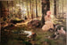Onder de berkenbomen - Albert Edelfelt — weergave van het kunstwerk