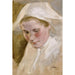 Hoofd van een vrouw - Albert Edelfelt — weergave van het kunstwerk