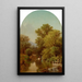 Landschap met rivier - Albert Fitch Bellows — ingelijst kunstwerk aan de muur