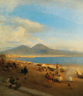 Albert Flamm - A View Of The Gulf Of Naples From Posilippo.webp