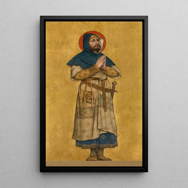 Charles I, Count of Flanders - Albert Frans Lieven De Vriendt — framed artwork on a wall