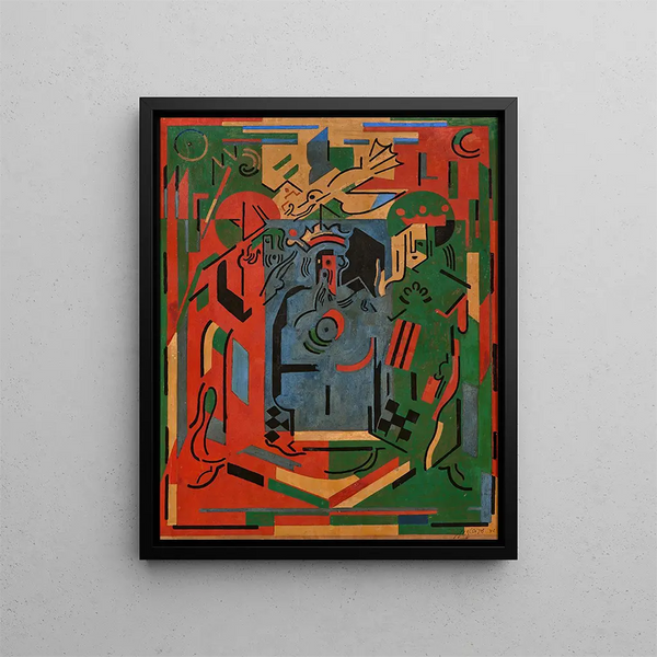in het Paleis - Albert Gleizes — ingelijst kunstwerk aan de muur