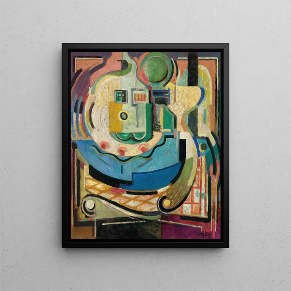 Compositie - Albert Gleizes — ingelijst kunstwerk aan de muur