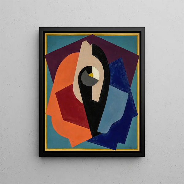 compositie of schilderij object - Albert Gleizes — ingelijst kunstwerk aan de muur