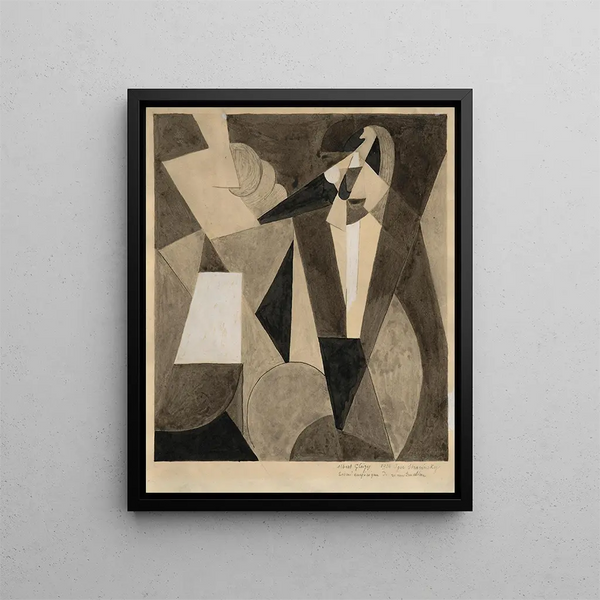 Igor Stravinsky - Albert Gleizes — ingelijst kunstwerk aan de muur