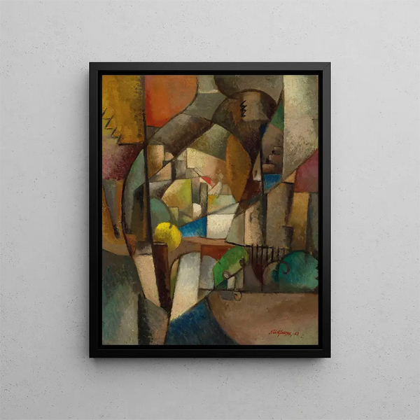 De Visser - Albert Gleizes — ingelijst kunstwerk aan de muur