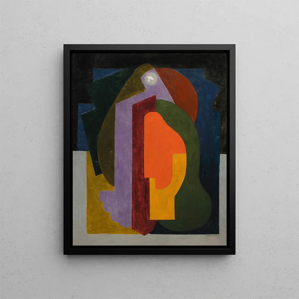 Droomachtig gedicht - Albert Gleizes — ingelijst kunstwerk aan de muur