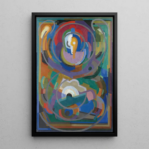 Symfonie in violet - Albert Gleizes — ingelijst kunstwerk aan de muur