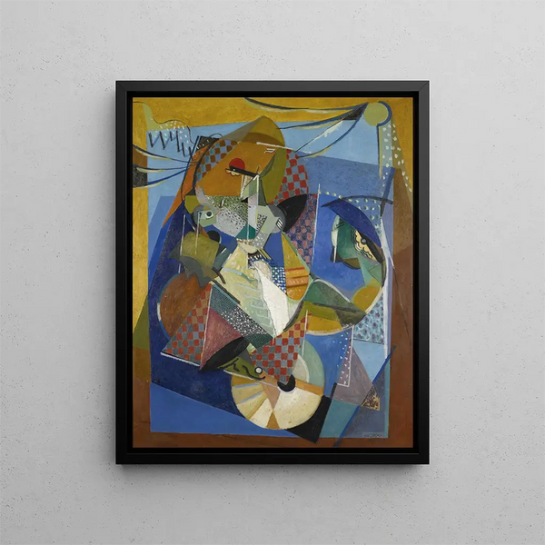 Vaudeville - Albert Gleizes — ingelijst kunstwerk aan de muur