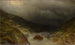Tempête dans la vallée de Sefinen près de Lauterbrunnen - Albert Gos — weergave van het kunstwerk