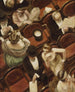 Aan het theater - Albert Guillaume — weergave van het kunstwerk