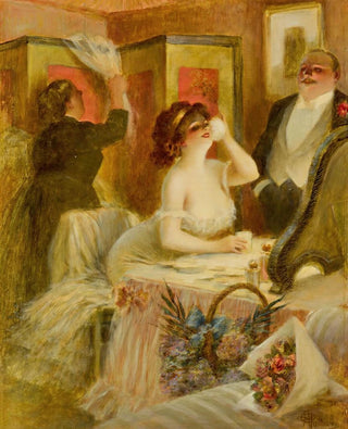 Albert Guillaume - The dressing room.webp