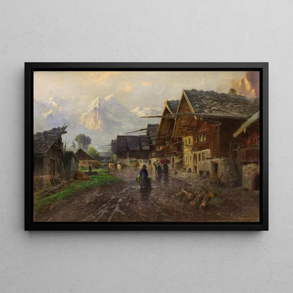 Albert Kappis - Die Frhlingsstrae in Garmisch.webp
