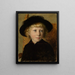 Portrait of a Child - Albert Lang — framed artwork on a wall
