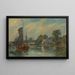 Delft - Albert Lebourg — ingelijst kunstwerk aan de muur