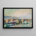 De Pont de la Tournelle en de Quai de Béthune - Albert Lebourg — ingelijst kunstwerk aan de muur
