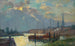 Le port et la cathédrale de Rouen - Albert Lebourg — artwork view