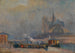 Notre-Dame de Paris gezien vanaf de Tournelle-kade - Albert Lebourg — weergave van het kunstwerk