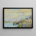 Péniches à quai à Paris - Albert Lebourg — ingelijst kunstwerk aan de muur