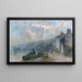 Regenweer - Albert Lebourg — ingelijst kunstwerk aan de muur