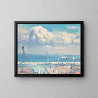 De Algerijnse Wolk - Albert Marquet — ingelijst kunstwerk aan de muur