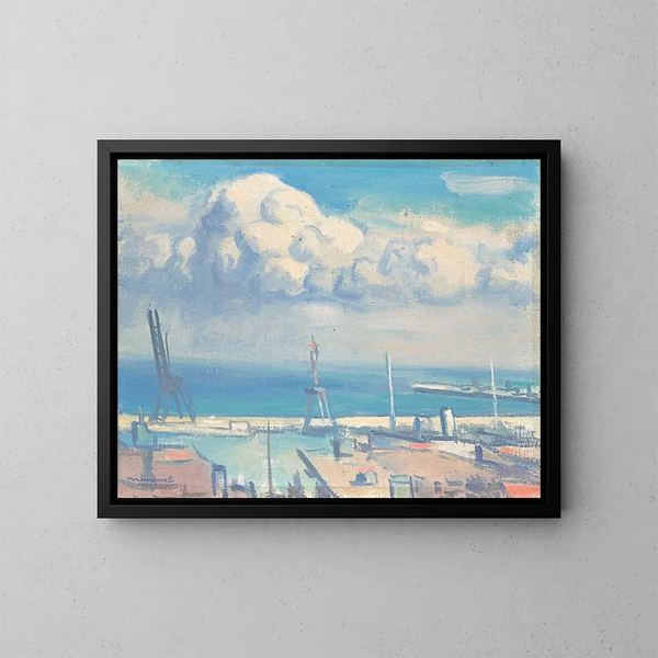 De Algerijnse Wolk - Albert Marquet — ingelijst kunstwerk aan de muur
