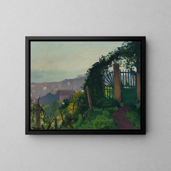 Le Portail dans la verdure - Albert Marquet — ingelijst kunstwerk aan de muur