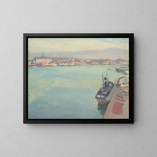 Albert Marquet - Le port de Stockholm matin de printemps.webp